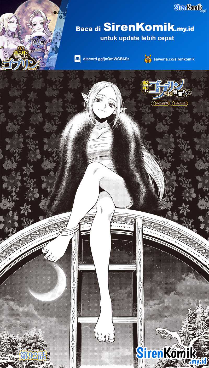 Tensei Goblin da kedo Shitsumon aru? Chapter 92 Bahasa Indonesia